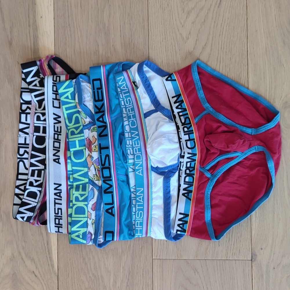 Lot of Andrew Christian briefs